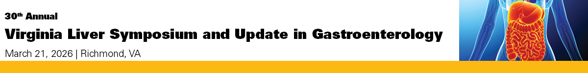 30th Annual Virginia Liver Symposium and Update in Gastroenterology Banner